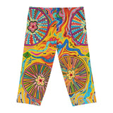 Multidimensional Women's Capri Leggings