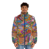 Freedom Men's Puffer Jacket (AOP)