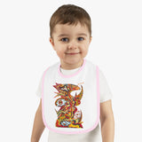 Spirit Dance Baby Contrast Trim Jersey Bib