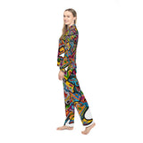 Rainbow Soul Women's Satin Pajamas (AOP)