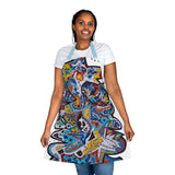 Cascading Grace Apron (AOP)
