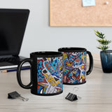 Cascading Grace 11oz Black Mug