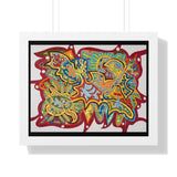 Framed Horizontal Poster Urabe Art Design - 3