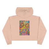 Multidimensional Crop Hoodie