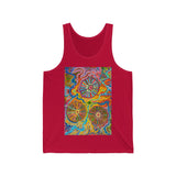 Multidimensional Unisex Jersey Tank