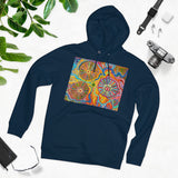 Multidimensional 100% Organic Unisex Cruiser Hoodie