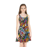 Rainbow Soul Girls' Sleeveless Sundress (AOP)