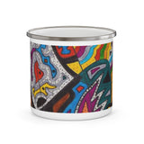 Rainbow Soul 100% Organic Enamel Camping Mug