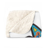 Rainbow Soul Sherpa Fleece Blanket
