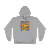 Multidimensional 100% Organic Unisex EcoSmart® Pullover Hoodie Sweatshirt