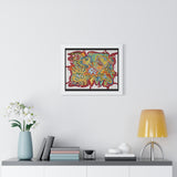 Framed Horizontal Poster Urabe Art Design - 3
