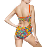 Multidimensional Women's One-piece Swimsuit
