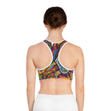 Rainbow Soul Sports Bra (AOP)