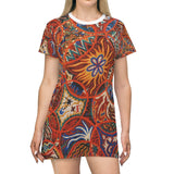 Divine Unity All Over Print T-Shirt Dress