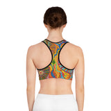 Multidimensional Sports Bra (AOP)