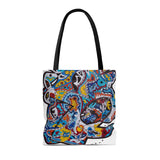 Cascading Grace AOP Tote Bag
