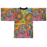 Multidimensional Long Sleeve Kimono Robe