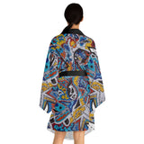 Cascading Grace Long Sleeve Kimono Robe