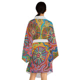 Multidimensional Long Sleeve Kimono Robe