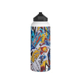 Cascading Grace Stainless Steel Water Bottle, Standard Lid