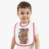 Freedom Baby Contrast Trim Jersey Bib