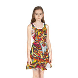 Spirit Dance Girls' Sleeveless Sundress (AOP)