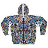 Cascading Grace AOP Unisex Zip Hoodie