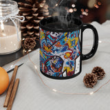 Cascading Grace 11oz Black Mug