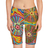 Multidimensional Women's Bike Shorts
