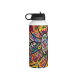 Rainbow Soul Stainless Steel Water Bottle, Standard Lid