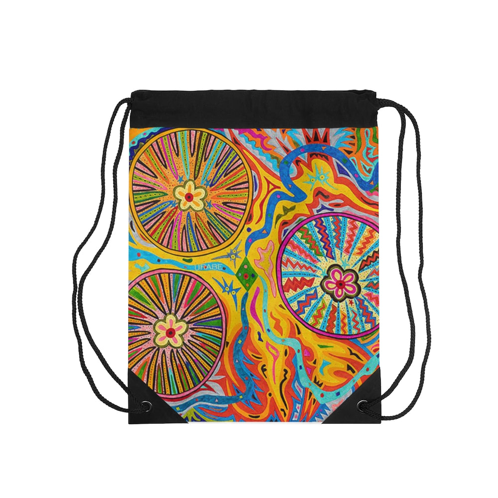 Multidimensional Drawstring Bag