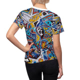 Cascading Grace Women's AOP Cut & Sew Tee