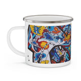 Cascading Grace 100% Organic Enamel Camping Mug