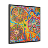 Multidimensional Gallery Canvas Wraps, Square Frame