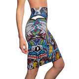 Cascading Grace Women's Pencil Skirt