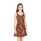 Divine Unity Girls' Sleeveless Sundress (AOP)