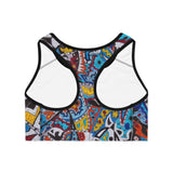 Cascading Grace Sports Bra (AOP)