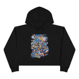 Cascading Grace Crop Hoodie