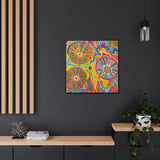 Multidimensional Gallery Canvas Wraps, Square Frame