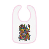 Rainbow Soul Baby Contrast Trim Jersey Bib