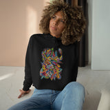 Rainbow Soul Crop Hoodie