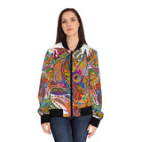 Freedom Women's Bomber Jacket (AOP)