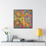 Multidimensional Gallery Canvas Wraps, Square Frame