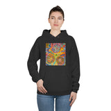 Multidimensional 100% Organic Unisex EcoSmart® Pullover Hoodie Sweatshirt