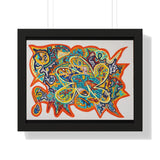 Framed Horizontal Poster Urabe Art Design - 8