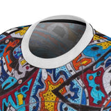 Cascading Grace Women's AOP Cut & Sew Tee