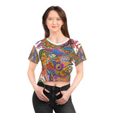 Freedom AOP Crop Tee