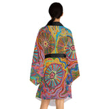 Multidimensional Long Sleeve Kimono Robe