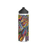 Rainbow Soul Stainless Steel Water Bottle, Standard Lid