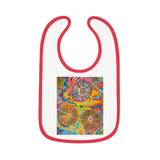 Multidimensional Baby Contrast Trim Jersey Bib